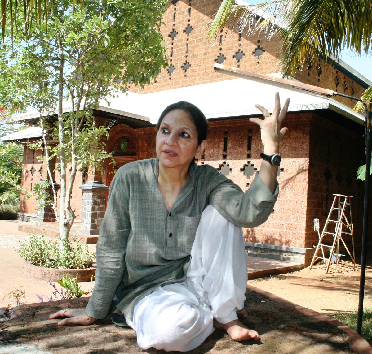 Veenapani Chawla at the Adishakti campus