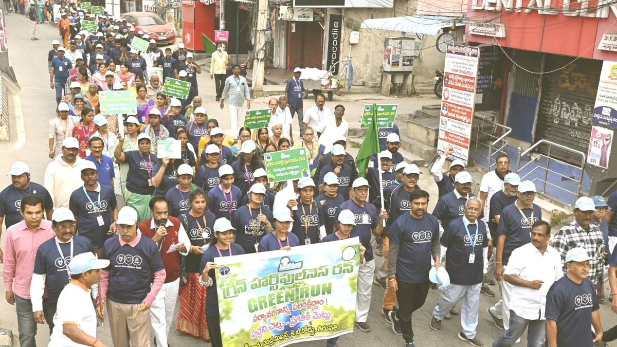 Sri Ramachandra Mission holds Green Heartfulness Run in Tirupati