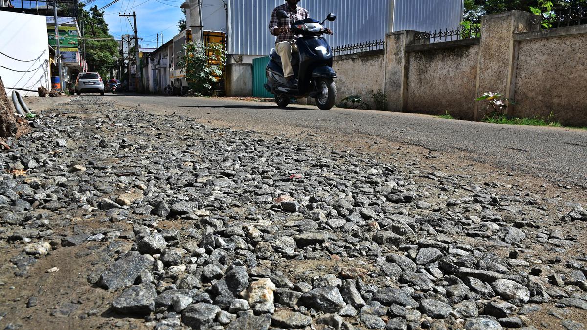 Dilapidated roads, water supply issues affect residents of Ward 43 in Coimbatore