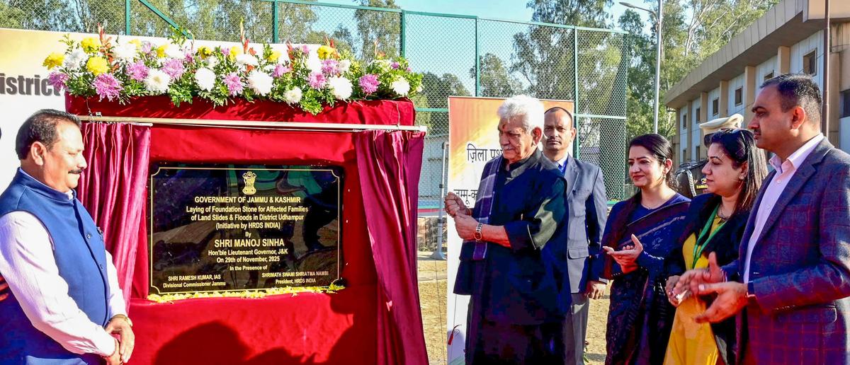 thehindu.com - The Hindu Bureau - J&K L-G launches construction of 530 new homes for calamity-hit families in Ramban, Udhampur