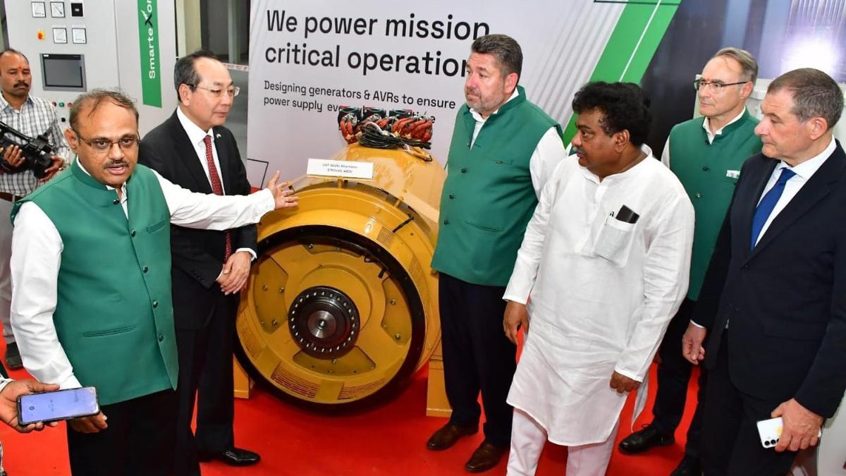 ₹600-cr. Nidec plant inaugurated in Dharwad