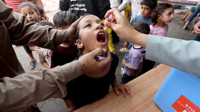  Gaza-polio-campaign-starts-well-WHO-says-despite-Israeli-strikes