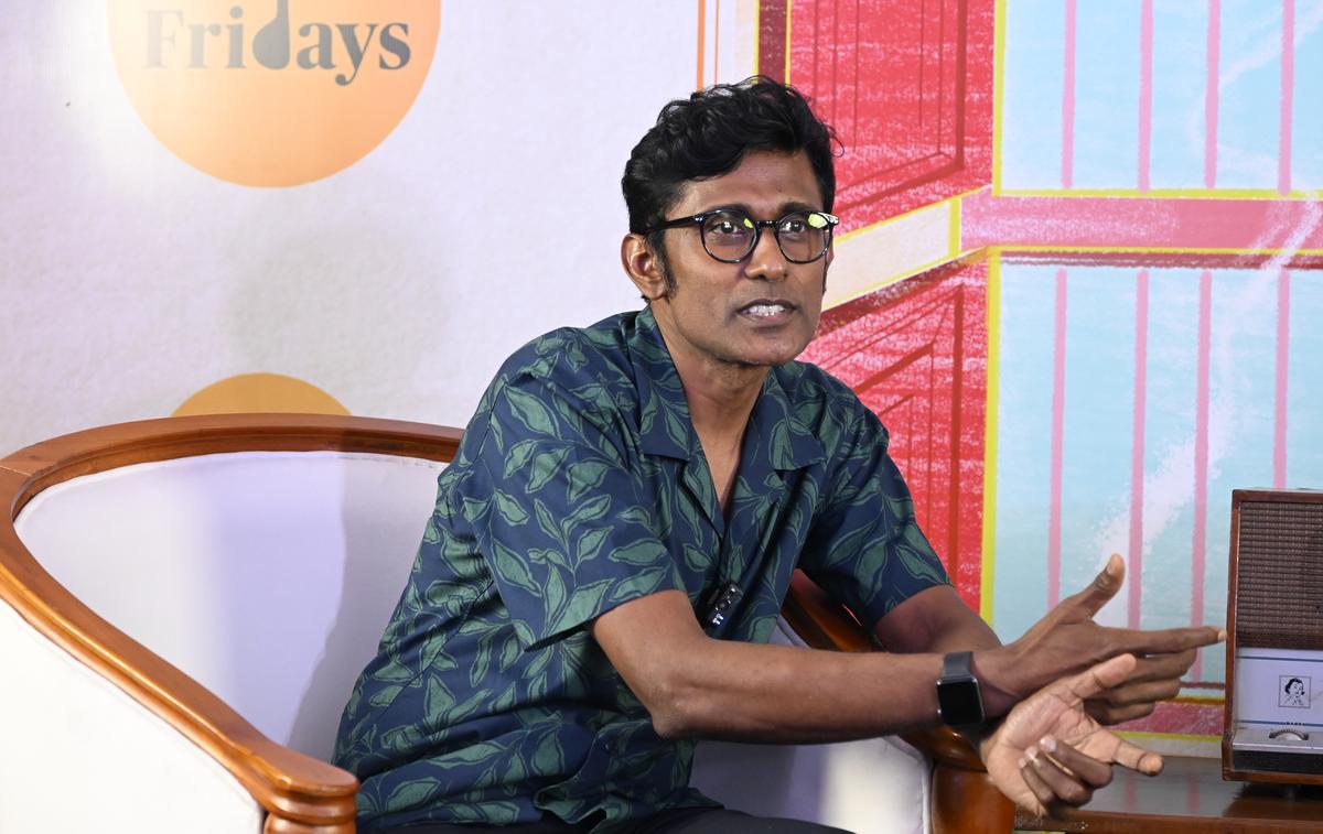 Stand-up  Comedian  Alexander Babu  at The Hindu Office in Chennai on Tuesday.