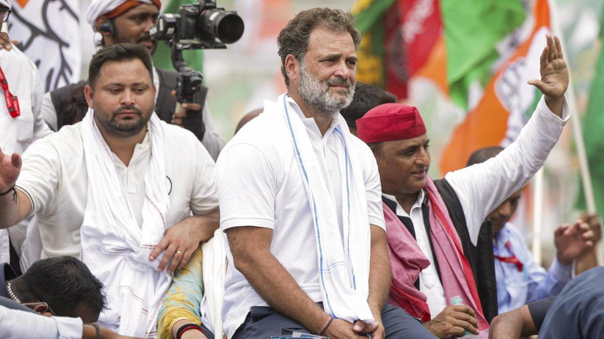 BJP, RSS, EC indulging in 'vote chori' in India, alleges Rahul Gandhi at Bihar rally