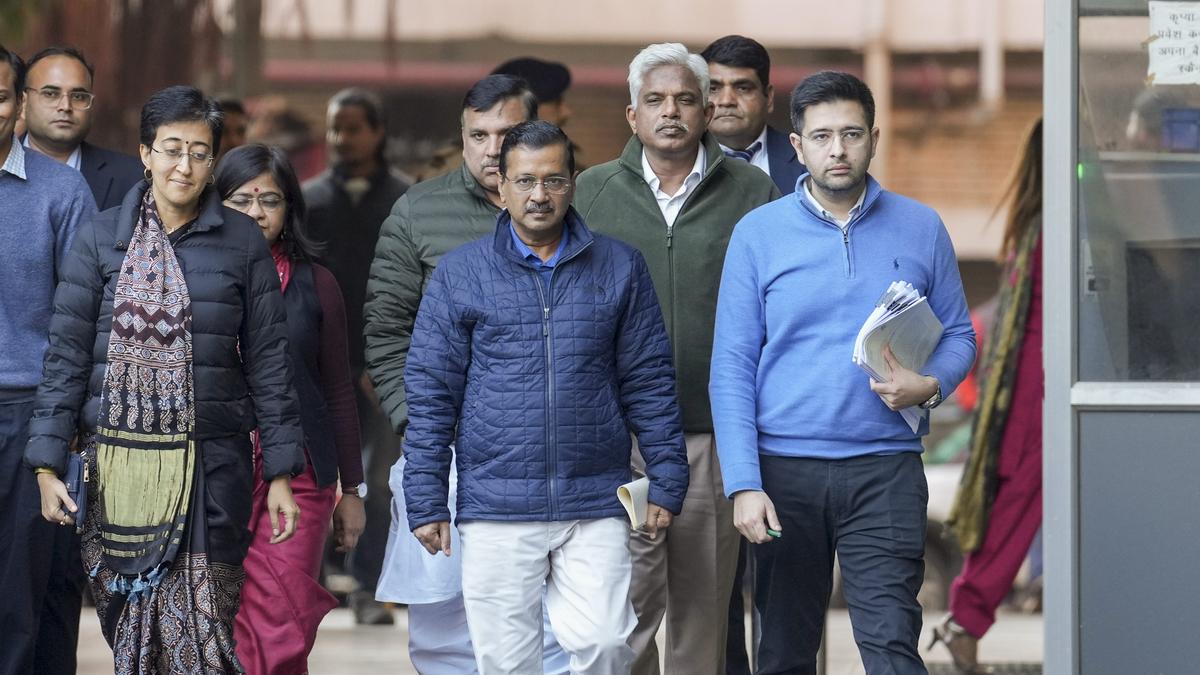 Delhi Assembly polls: Kejriwal-led AAP delegation meets EC over voter 'deletion' issue