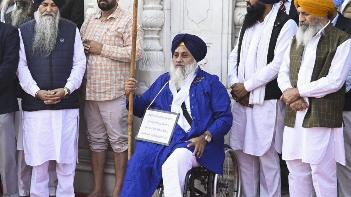 Sukhbir Badal, other Akali Dal leaders begin ‘penance’ for ‘mistakes’