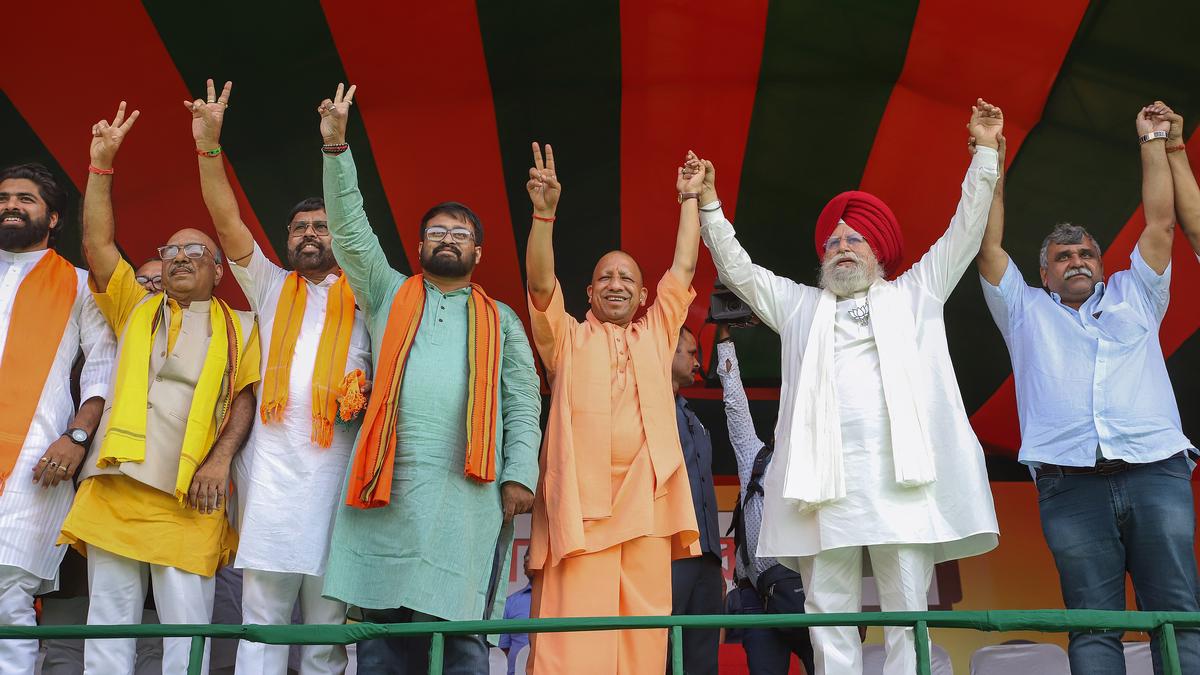In rallies in West Bengal, Yogi attacks Trinamool, calls it ‘soft on terrorism’
