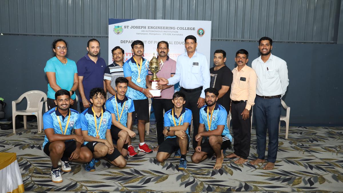 NMAMIT and SJEC emerge winners in men’s and women’s VTU Mangaluru Division badminton tournament