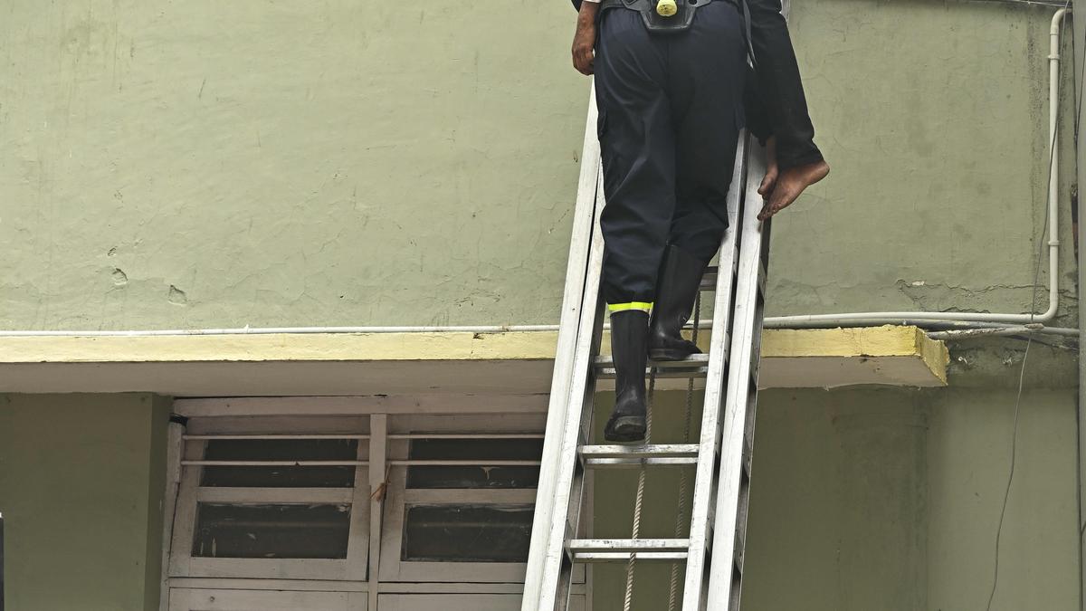 Mock drill conducted to educate VMC staff about safety measures to prevent fire accidents