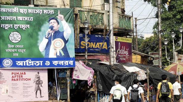 Posters of Abhishek Banerjee with promise of a new TMC create a flutter