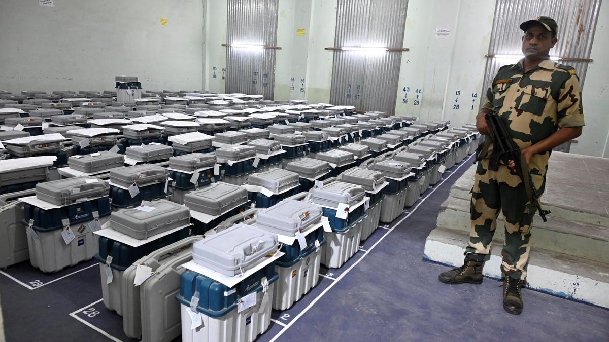 Three-tier security in place at counting centres in Erode district