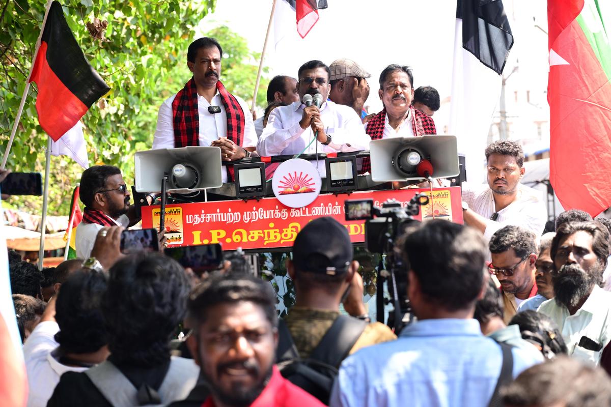 People will show there is no place for casteist, communal forces in Tamil Nadu, says Thirumavalavan