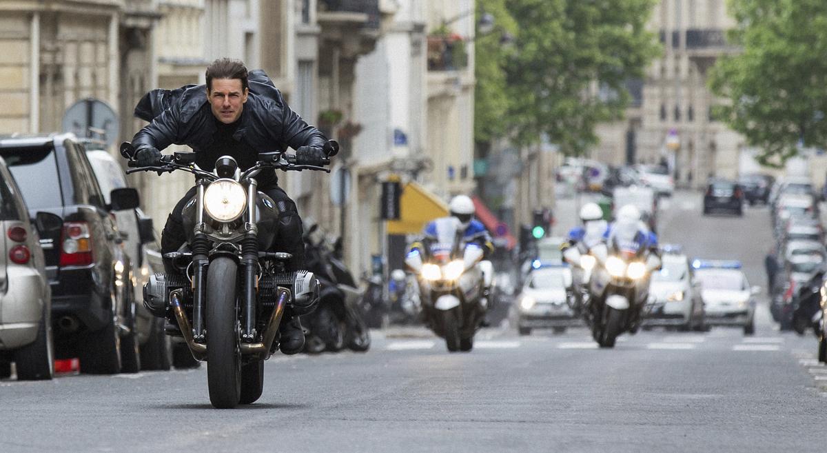 Tom Cruise in a view of the mission: Impossible - Fallout. (AP through Chebela James/Paramount Pictures and Skidans) Tom Cruise in a view of the mission: Impossible - Fallout. (AP through Chebela James/Paramount Pictures and Skidans)