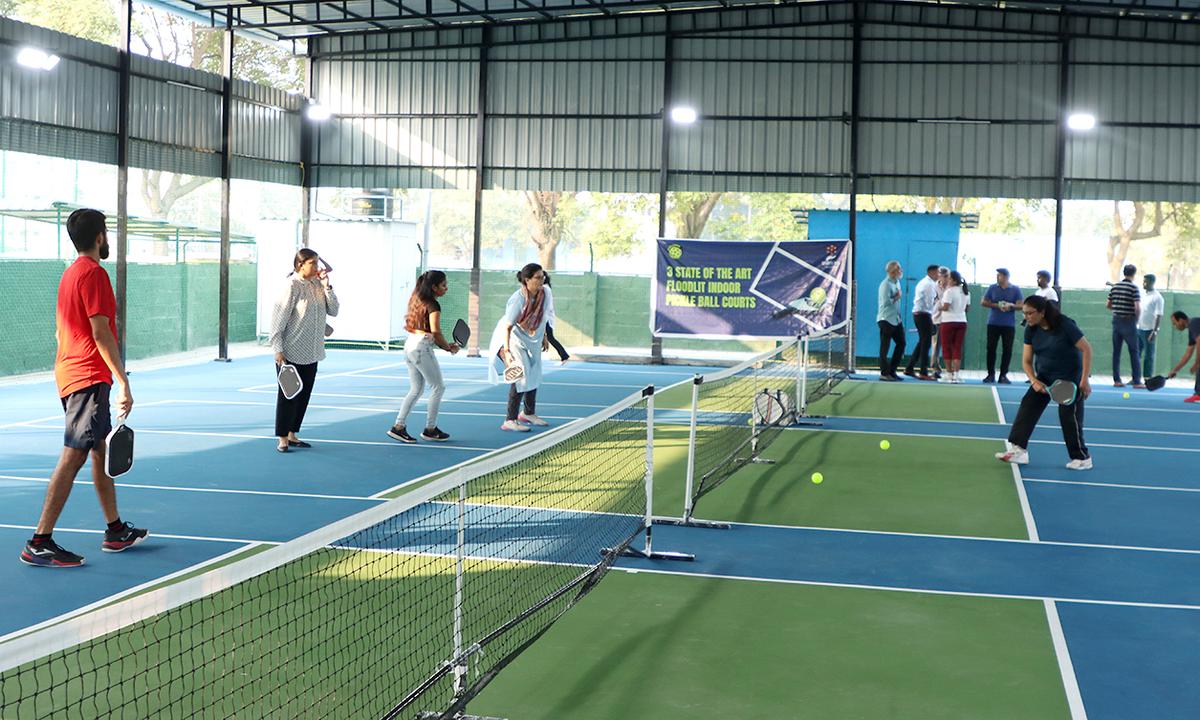 Mobile apps allow people to book slots at sporting facilities, the rates of which are inevitably out of reach of children from lower income groups. File image for representation purposes. Mobile apps allow people to book slots at sporting facilities, the rates of which are inevitably out of reach of children from lower income groups. File image for representation purposes.