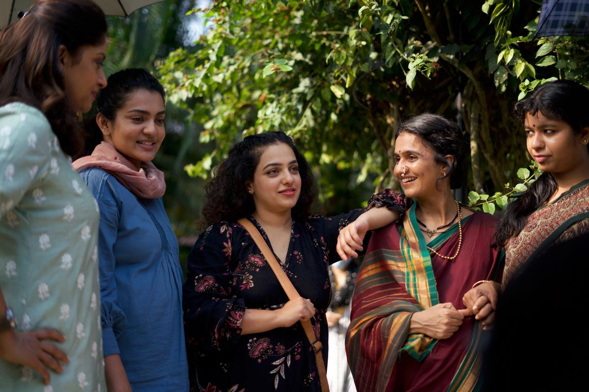 (L to R) Nadia Moidu, Parvathy Thiruvothu, Nithya Menen, Amruta Subhash and Archana Padmini are part of the main cast of ‘Wonder Women’.