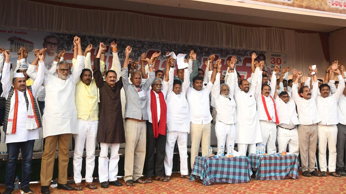 YSRCP, TDP, JSP, Left parties join hands in struggle against privatisation of Visakhapatnam Steel Plant