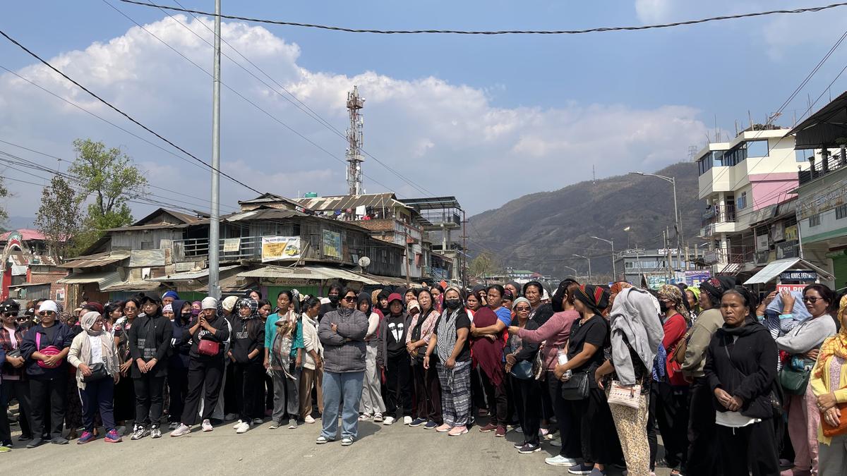 Protests continue in Manipur, women block vital highway