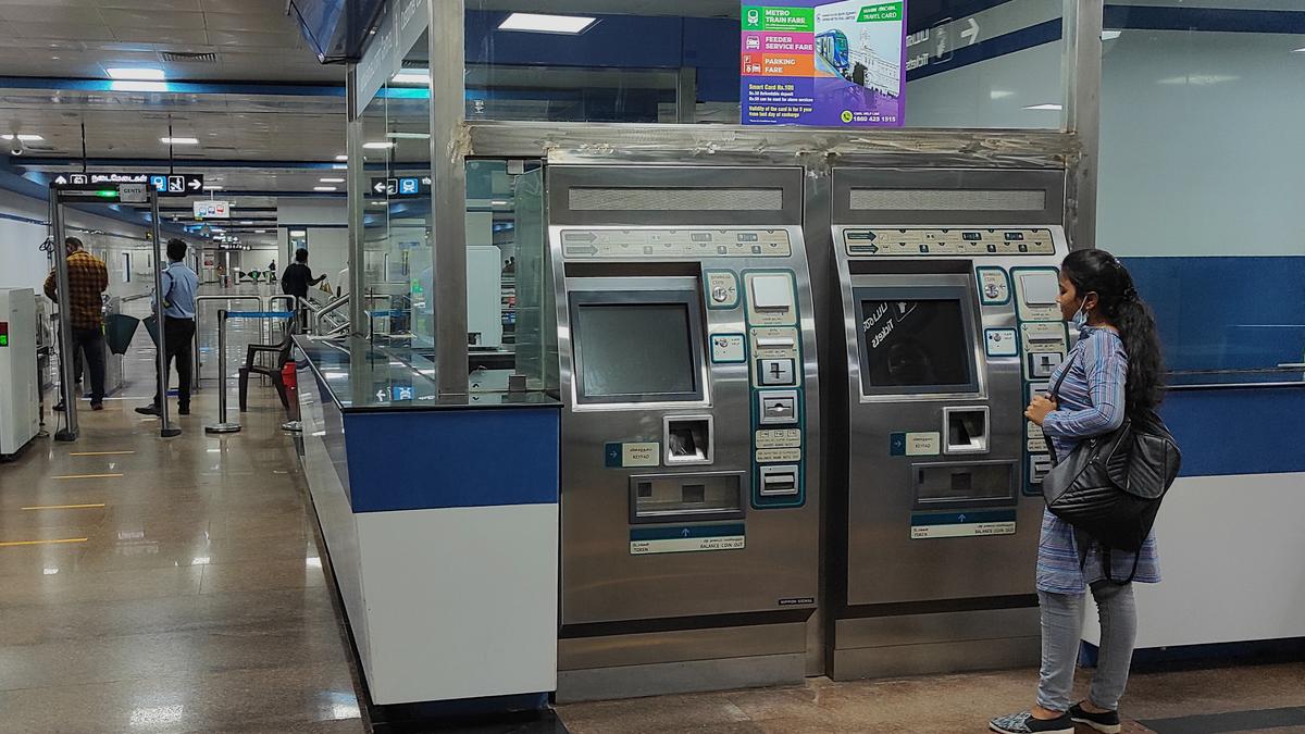 Chennai Metro Rail’s Phase II stations to get upgraded ticket vending machines