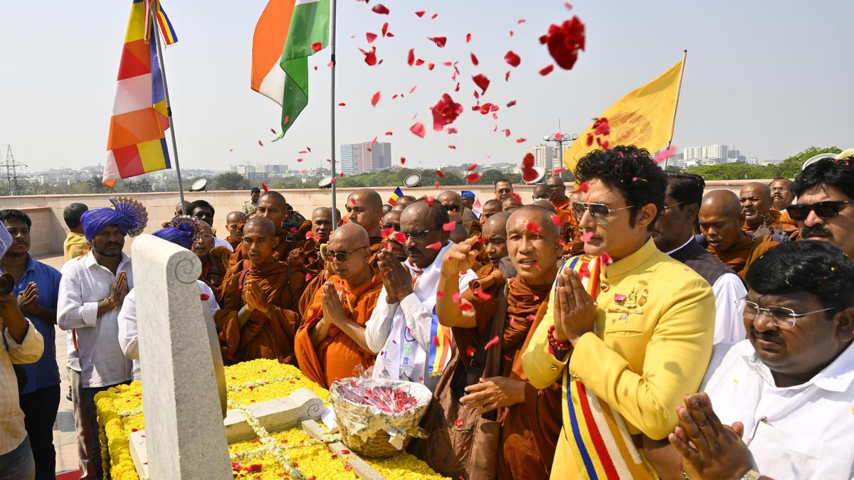 Thai, Indian monks bring 400-km Dhammayatra to Hyderabad with call to revive Buddhism in India