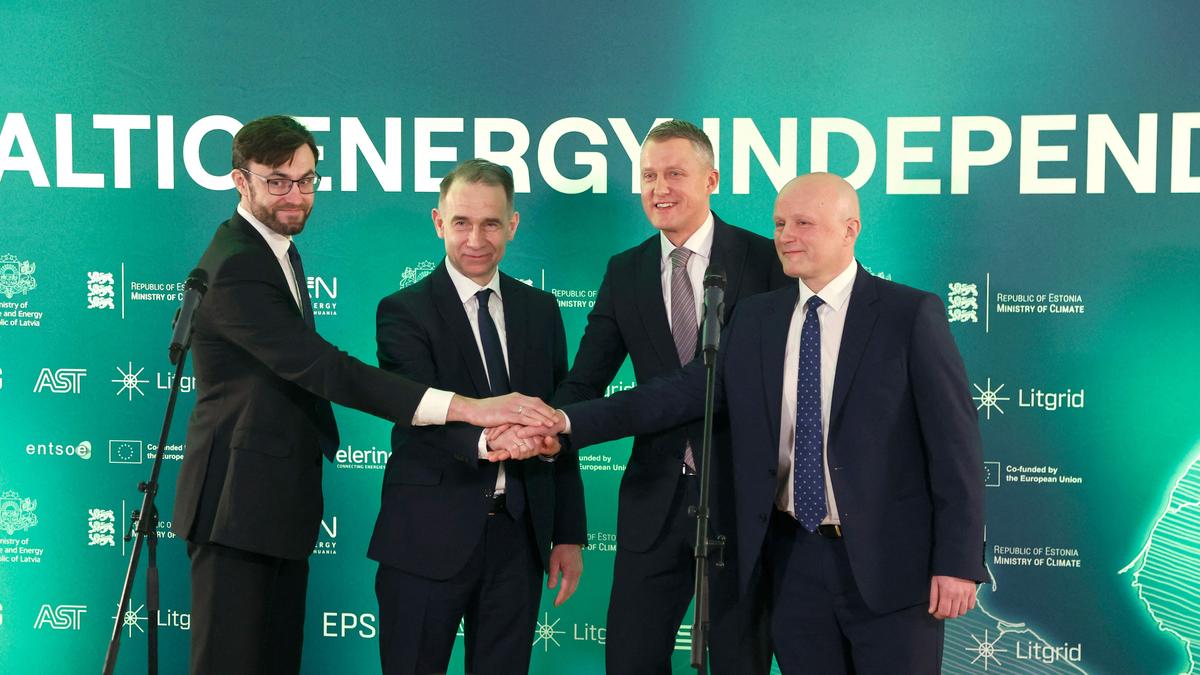 3 Baltic states disconnect from Soviet-era grid to merge with European energy system