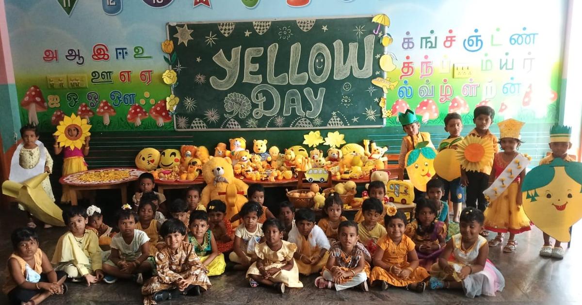 Equitas Gurukul Matric Yüksek Ortaokulunda Sarı Günü Kutlaması. Equitas Gurukul Matric Yüksek Ortaokulunda Sarı Günü Kutlaması.