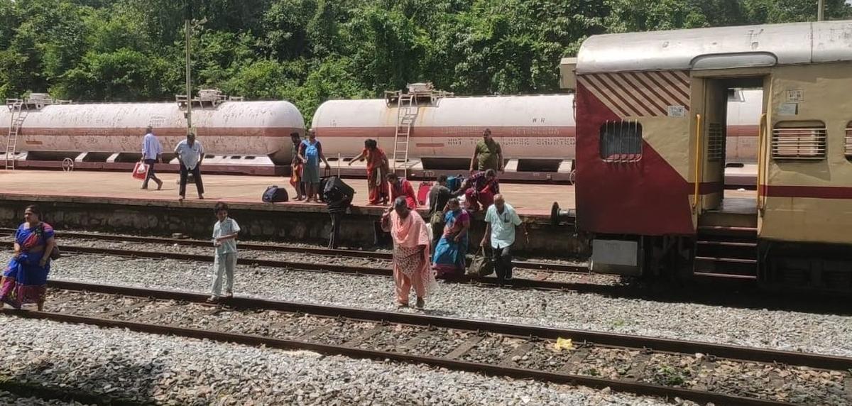 Though the Railways had called tenders for construction of an FoB at Subrahmanya Road Station in 2019 and issued the work order, there has been no progress yet. Though the Railways had called tenders for construction of an FoB at Subrahmanya Road Station in 2019 and issued the work order, there has been no progress yet.