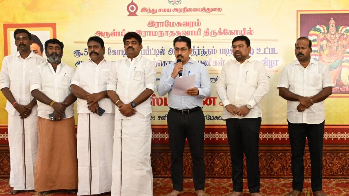 Stalin inaugurates infrastructure development projects in Rameswaram