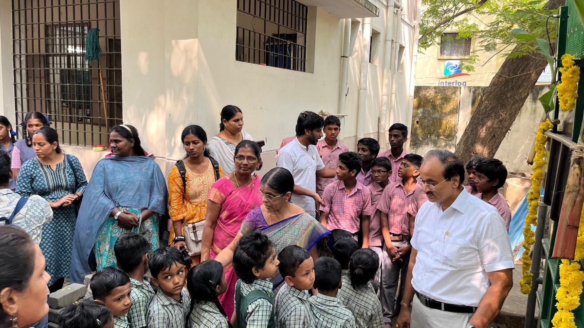 Biogas plant at Corporation school in Adyar