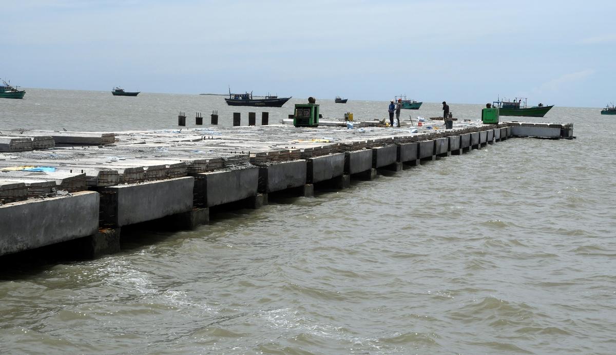 Fish landing centre waiting to full fledged fishing harbour