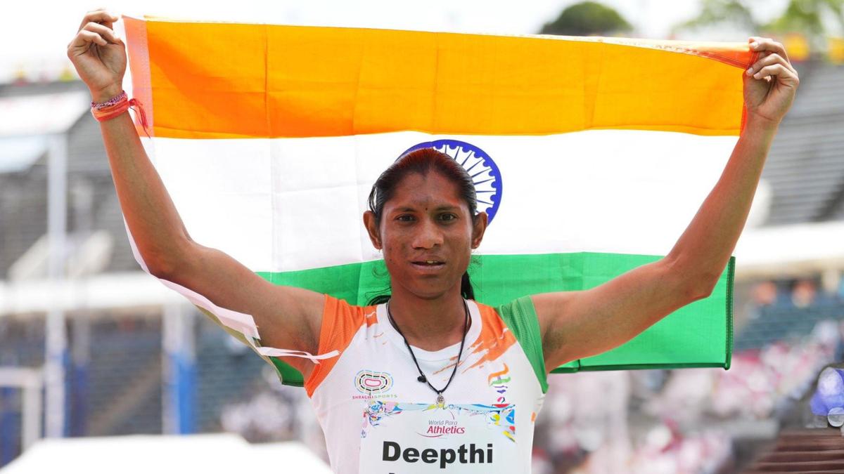 World Para Championships: Deepthi Jeevanji wins gold with world record time in 400m T20 class