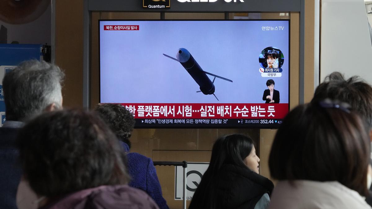 North Korea fires several cruise missiles off east coast