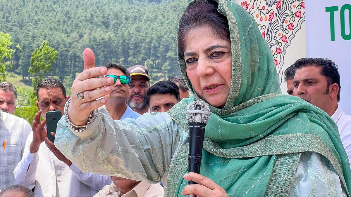Mehbooba urges Rahul to raise issue of ‘Muslim victimisation’ in Parliament
