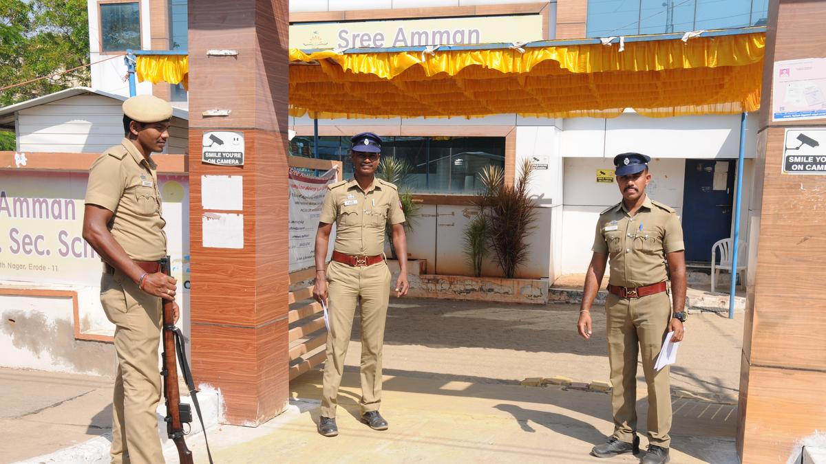 Erode (East) bypoll | Over 2,100 police, paramilitary personnel deployed for poll duty