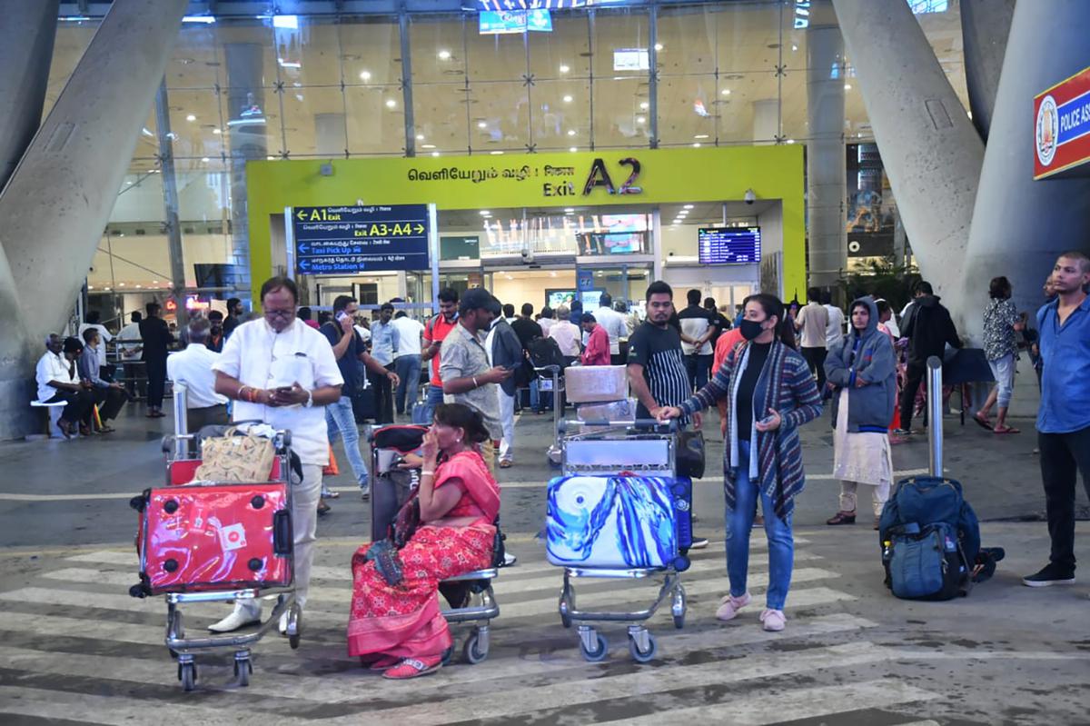 Several flights cancelled at Chennai airport - The Hindu