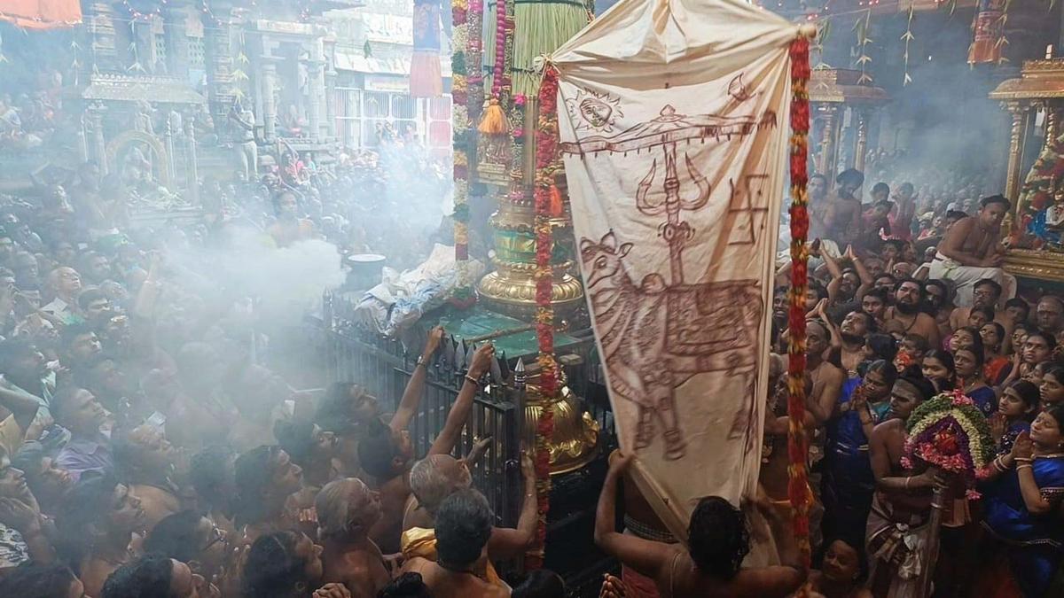 Aani Thirumanjanam festival begins with flag hoisting at Chidambaram temple