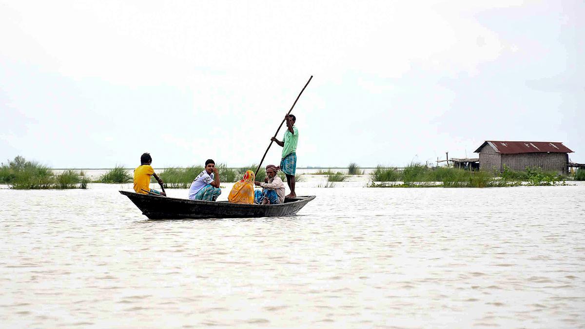 Central team assesses flood damage in Assam