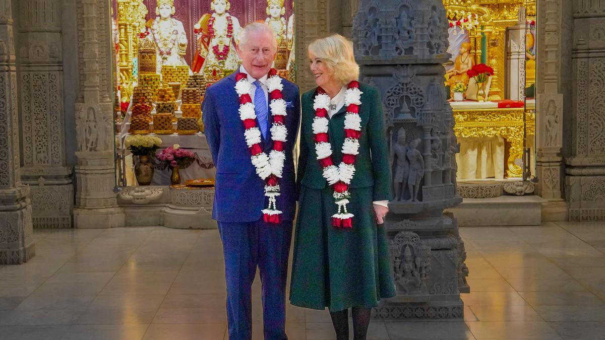King Charles, Queen Camilla visit London’s iconic Neasden Temple