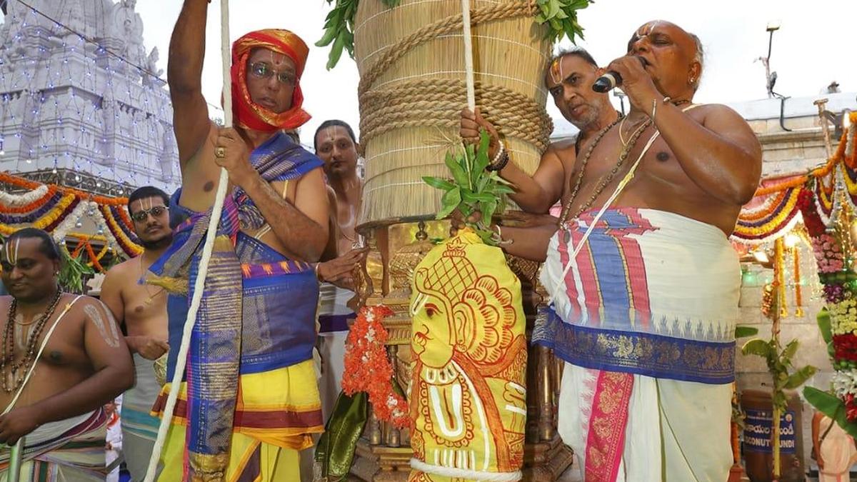 Brahmotsavam begins at Sri Govindaraja Swamy temple in Tirupati