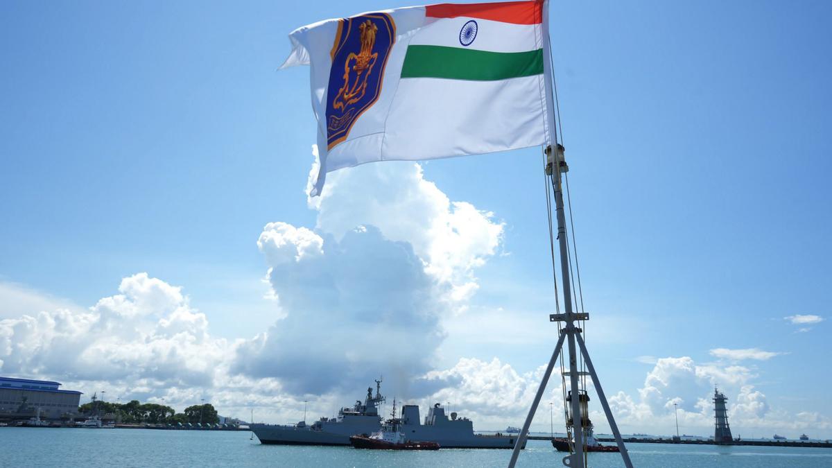 3 Indian Naval ships arrive in Singapore for operational deployment to South China Sea