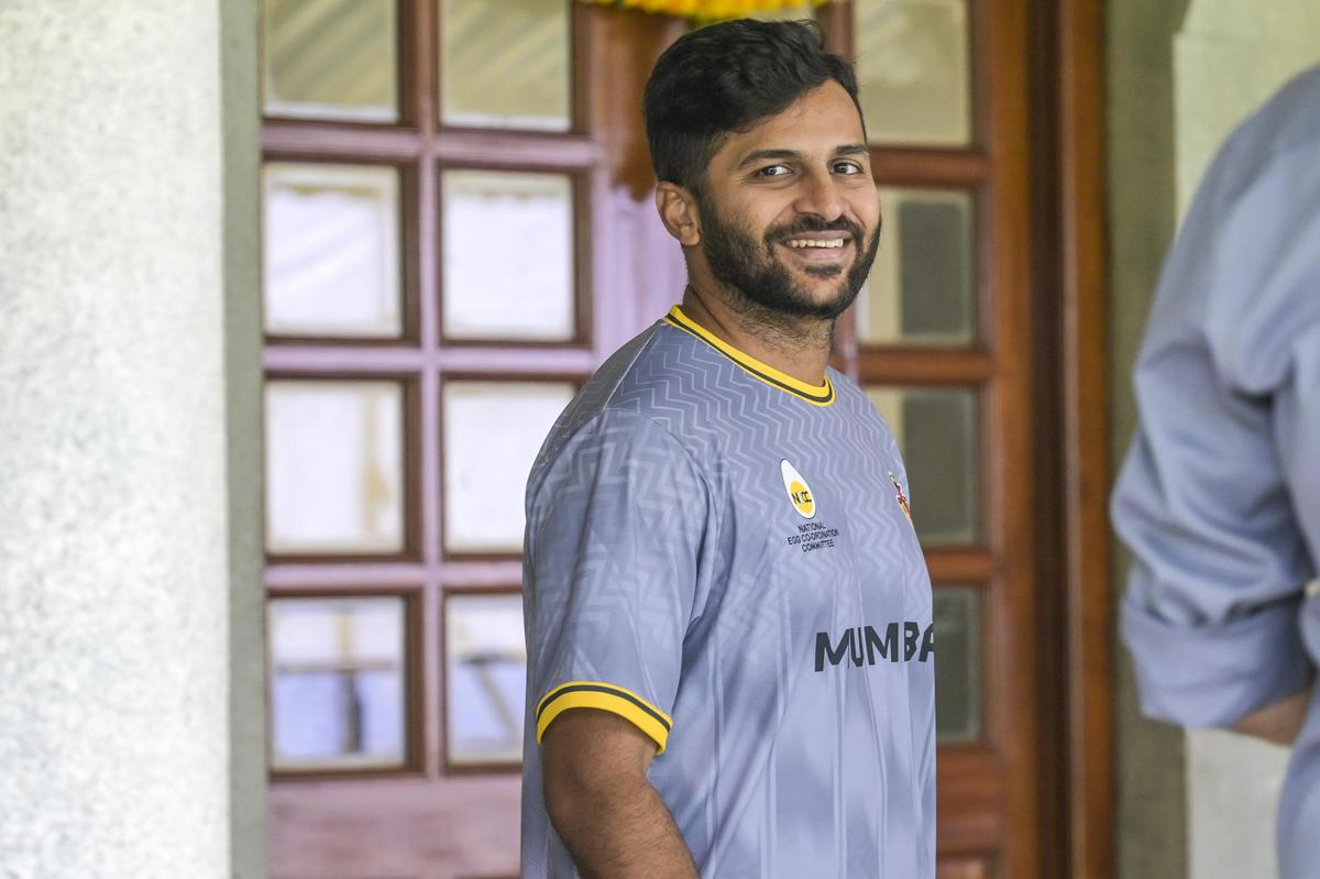 Mumba captain Shardul Thakur.