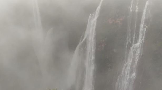 Following heavy rains in Karnataka, Jog Falls is glowing