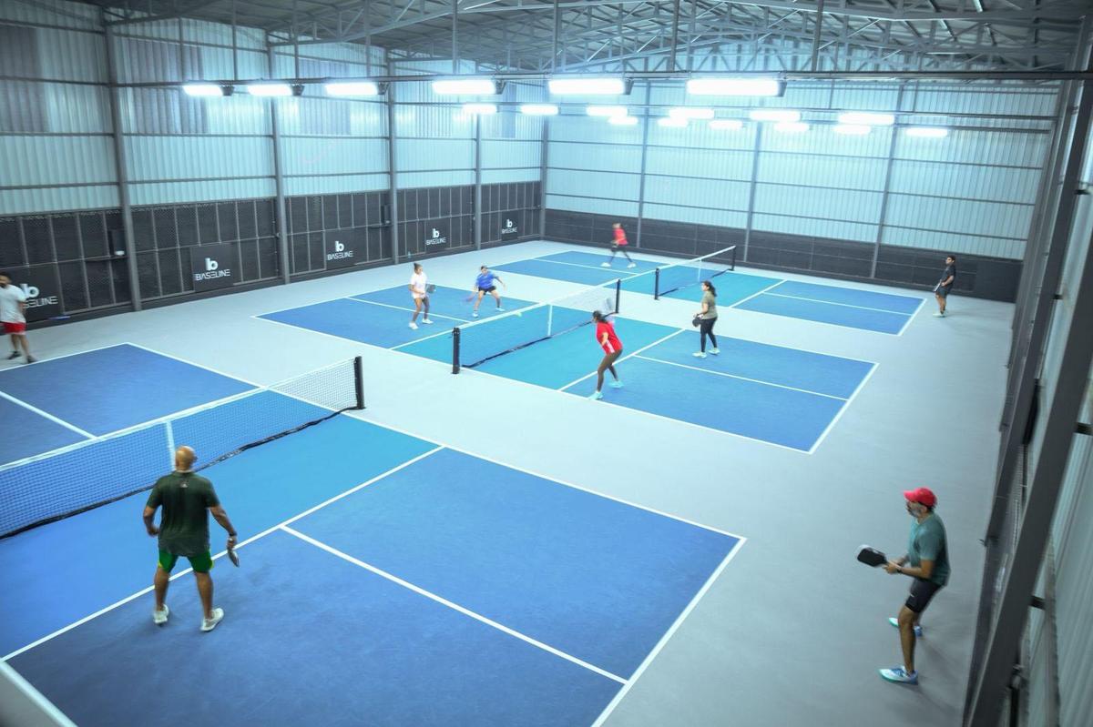 The courts at Baseline, Gandhi Nagar