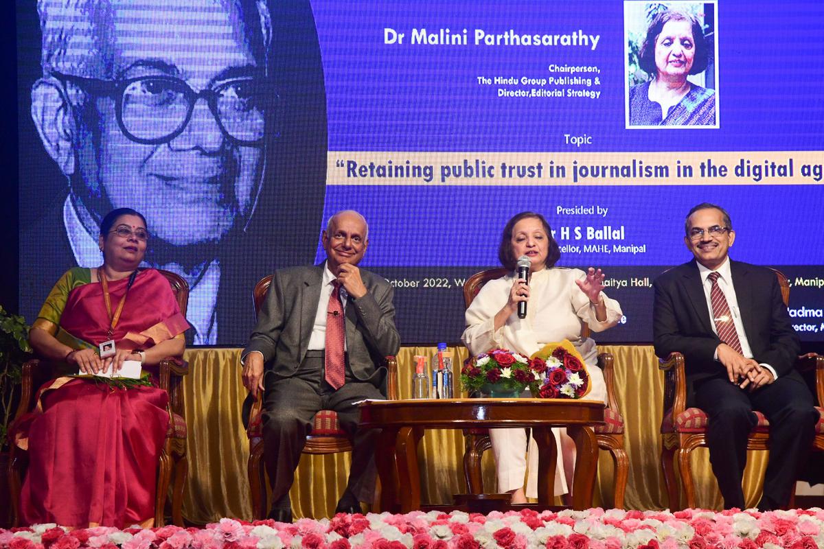Media duty-bound to hold officials accountable while not being overly pessimistic about pace of transformation, says Malini Parthasarathy of The Hindu Group