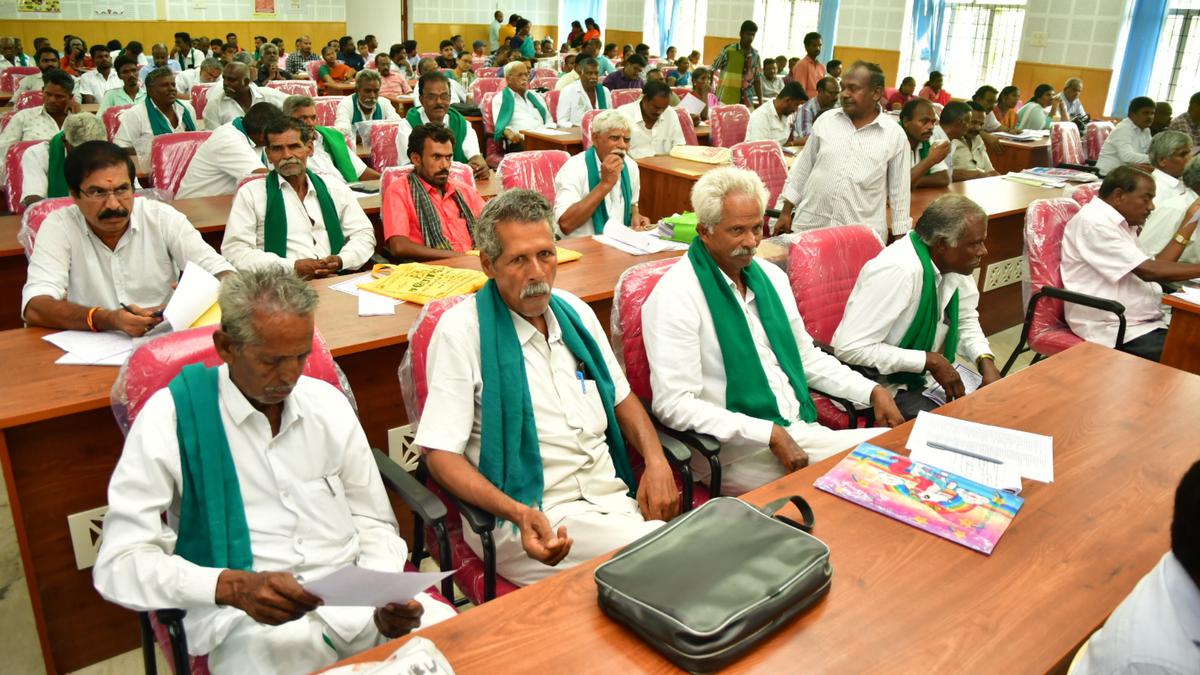 Farmers’ grievances redress meeting held in Krishnagiri
