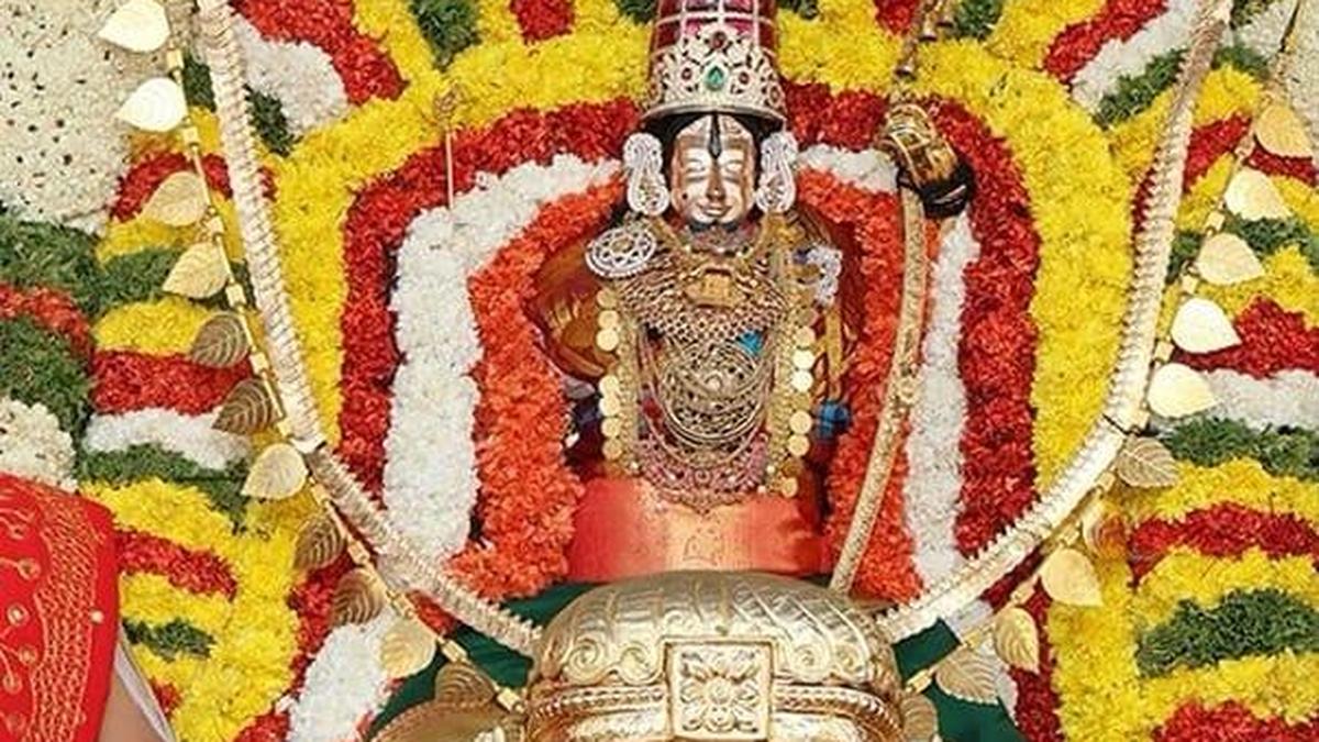 Lord Rama rides Hanumantha Vahanam on sixth day of Brahmotsavams in Tirupati