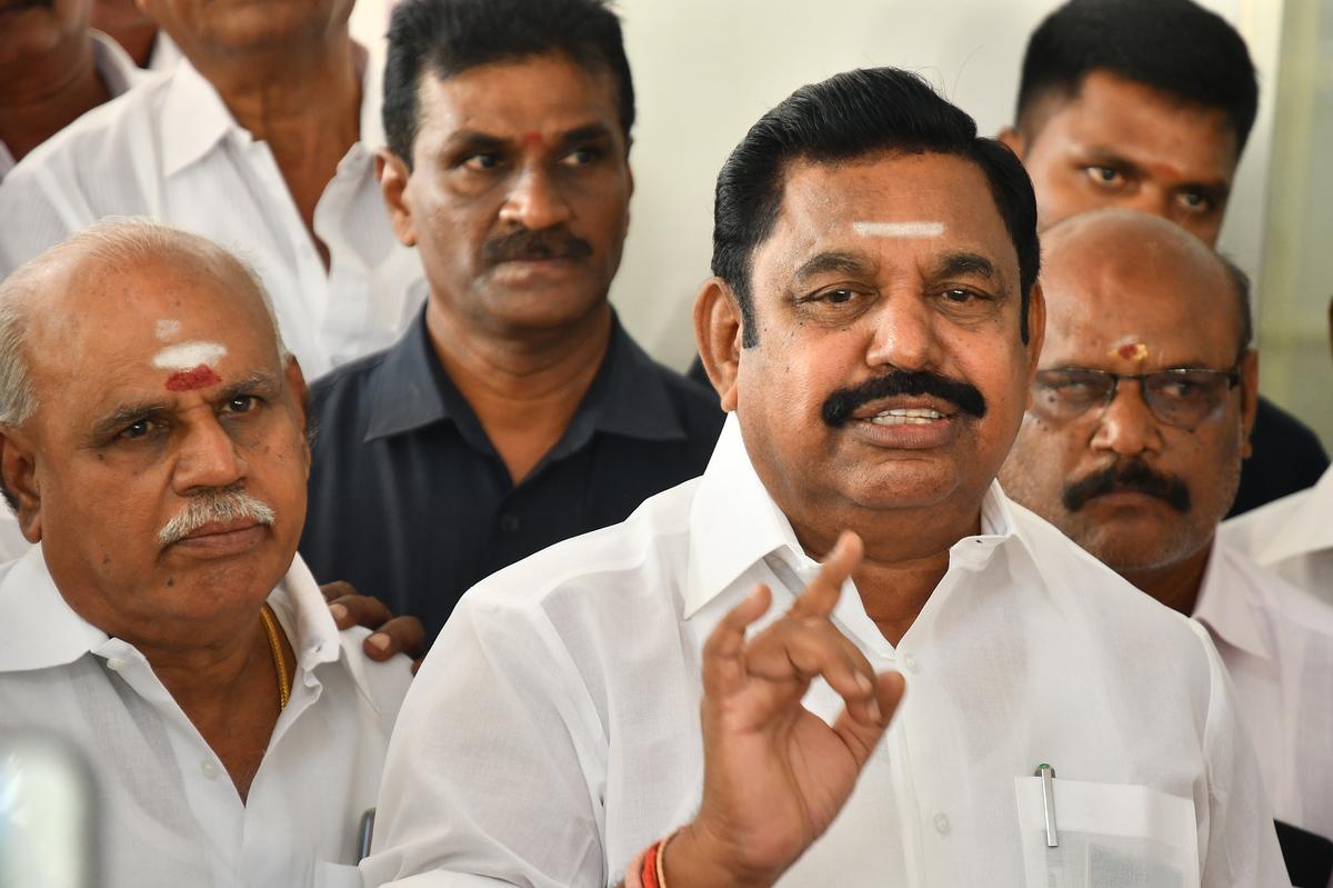 Palaniswami challenges T.N. CM to a debate on schemes implemented in the State