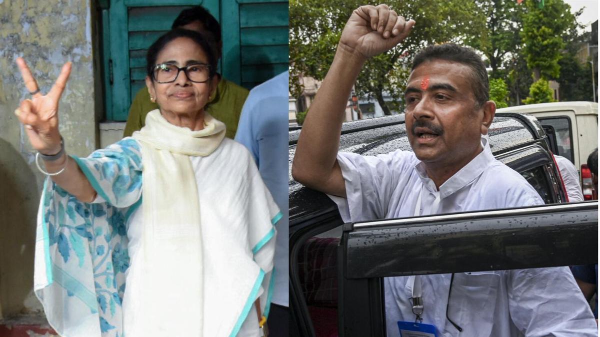 West Bengal election Phase 2: Mamata, Suvendu land in same booth area in Bhabanipur