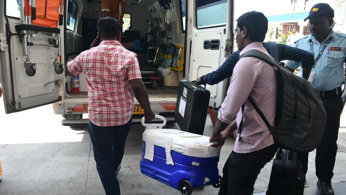 Heart, lungs of brain dead man sent from CMC Ranipet to Chennai