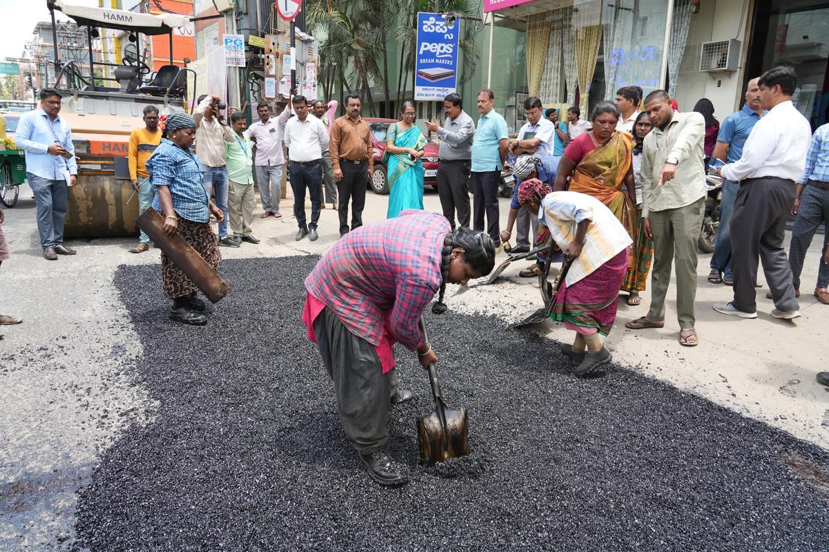 According to BBMP data, of the 9,796 potholes identified based on the complaints filed on the Raste Gundi Gamana app, 5,828 potholes have been filled. 