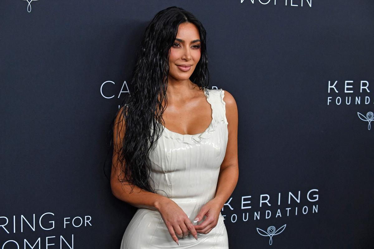 US media personality Kim Kardashian attends the 2024 Kering Foundation's Caring for Women dinner at The Pool in New York City on September 9, 2024. (Photo by Andrea RENAULT / AFP)